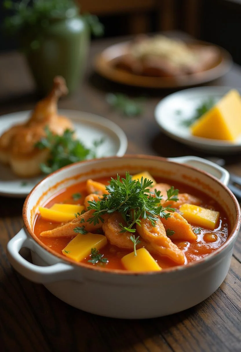 Baião de Dois Nordestino pronto para servir, destacando ervas frescas e queijo.