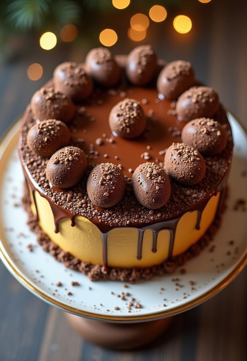 Bolo de Cenoura com cobertura de brigadeiro, perfeito para qualquer ocasião especial.
