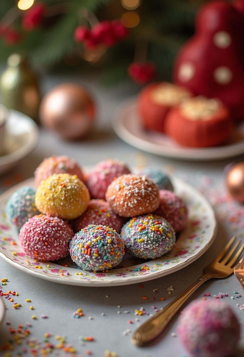 Finished Brigadeiros Gourmet dos Sonhos displayed elegantly, perfect for any celebration.