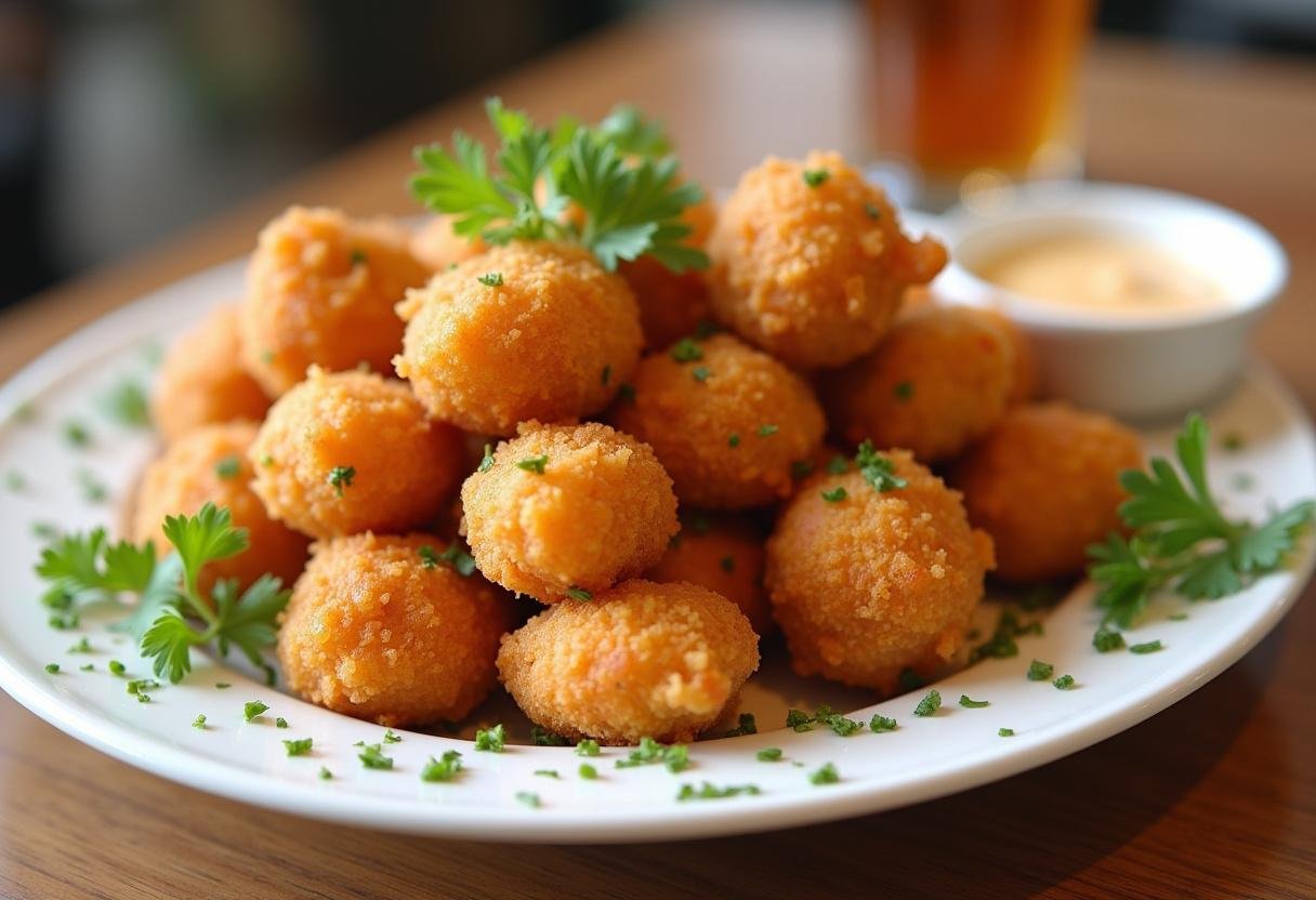 Coxinhas douradas e crocantes, prontas para serem saboreadas em uma apresentação apetitosa.