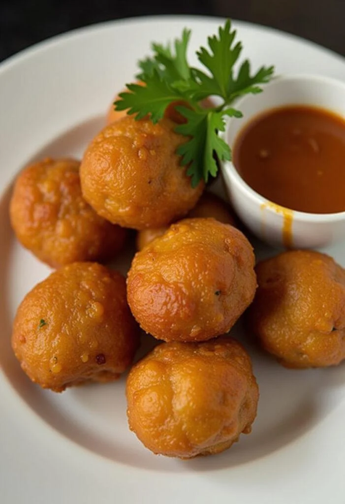Finished Coxinha de Frango Crocante with a golden-brown crust, ready to be enjoyed.