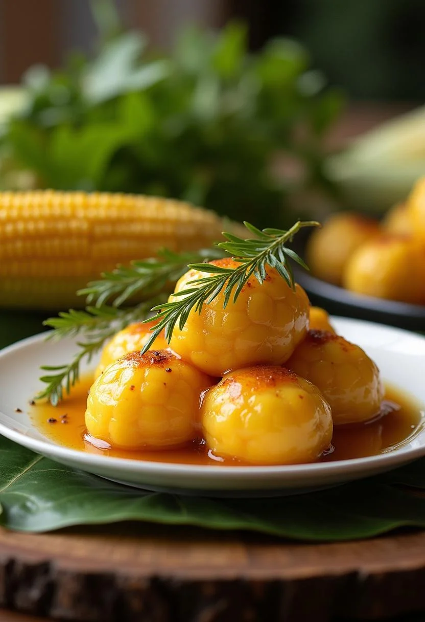 Pamonha Doce Tradicional com mel e milho fresco, perfeita para ser servida em qualquer ocasião.