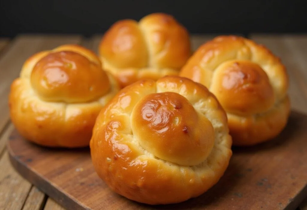 Pão de Queijo Crocante Perfeito, perfectly baked and ready to serve.