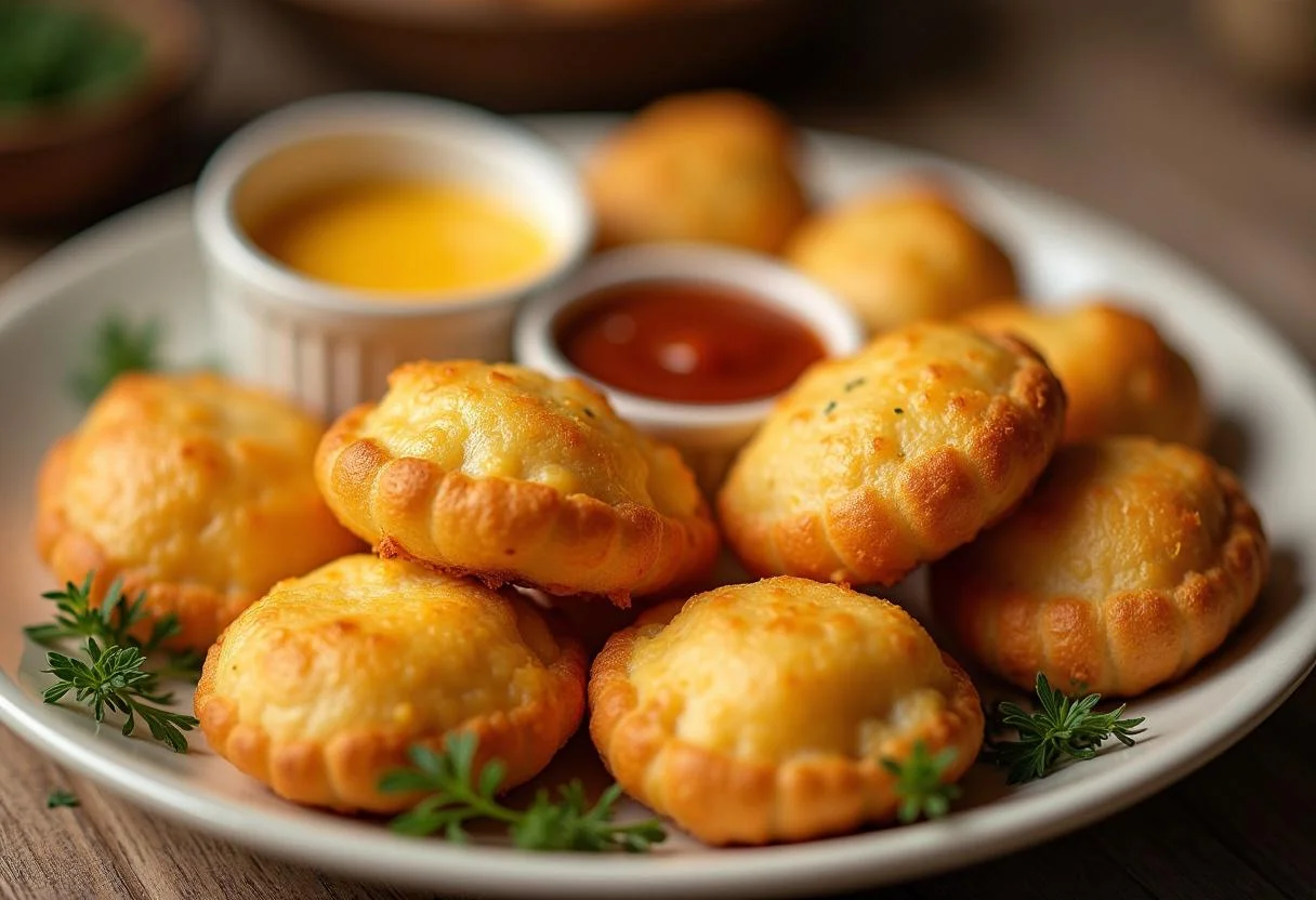 Deliciosos pães de queijo dourados, perfeitos para compartilhar em qualquer refeição.