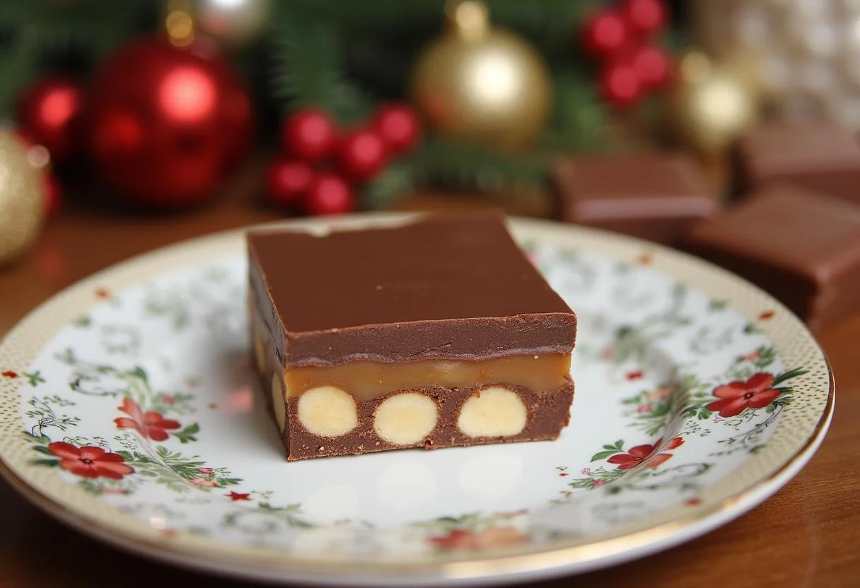 Barrinha de Snickers Chocolate Caseiro finalizada, perfeita para servir e desfrutar.