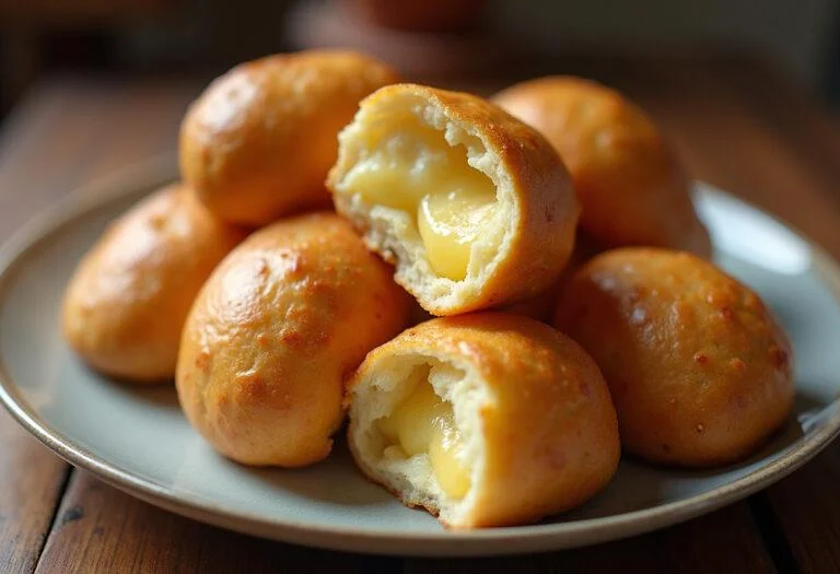 Pão de Queijo Ki Pão caseiro, quentinho e crocante, perfeito para servir.