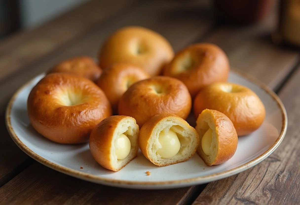 Pão de Queijo Ki Pão caseiro, quentinho e crocante, perfeito para servir.
