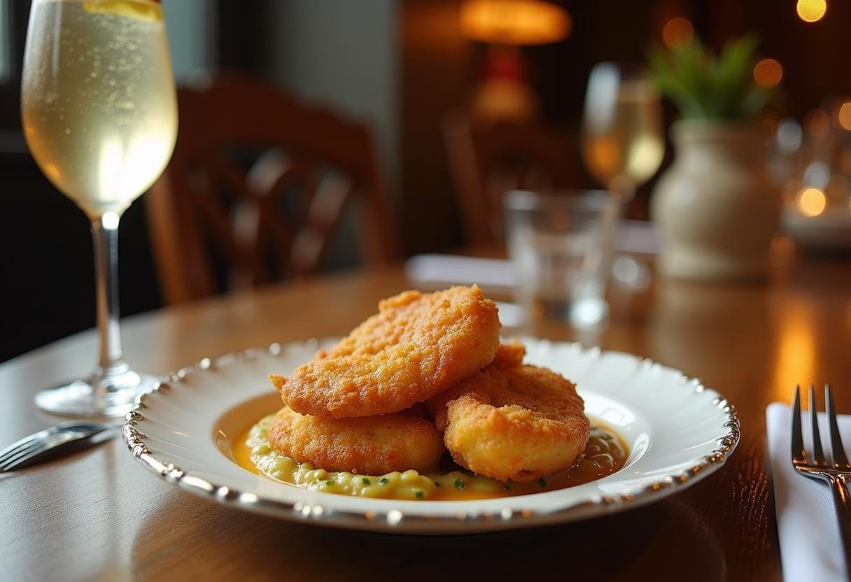 Peixes piau frito crocante em uma mesa elegante, perfeito para refeições no Rio.