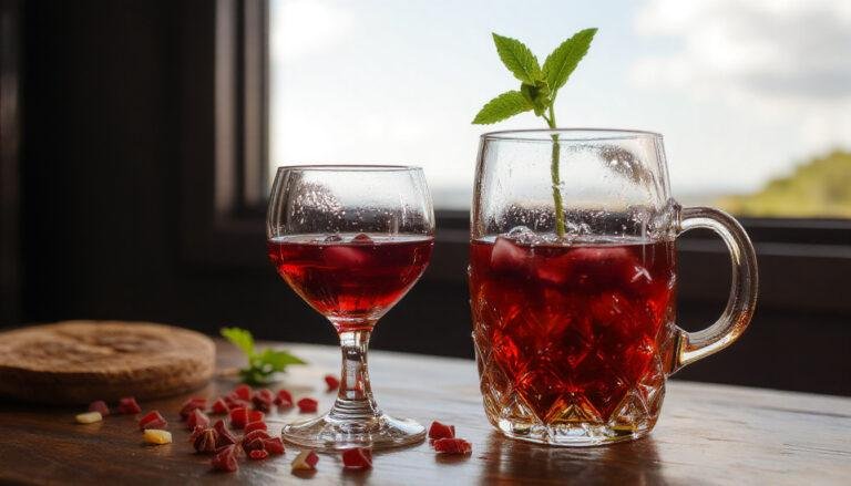 Uma tigela de ambrosia mineira dourada e cremosa, decorada com canela em pĂł por cima, apresentada em uma tigela de cerĂąmica branca, com textura de creme suave e pedaços de ovos visĂveis.