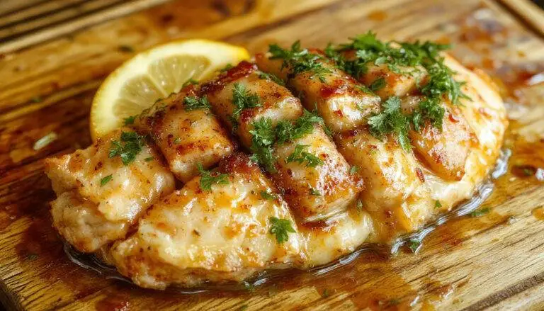 Prato de bacalhau à moda de Vila Real apresentado em um prato raso branco, com lascas douradas de bacalhau, cebolas caramelizadas, e um toque de salsinha, ao lado de uma porção cremosa de natas porções, tudo cuidadosamente disposto com um fundo de toalha de mesa de linho que realça as cores vibrantes do prato.