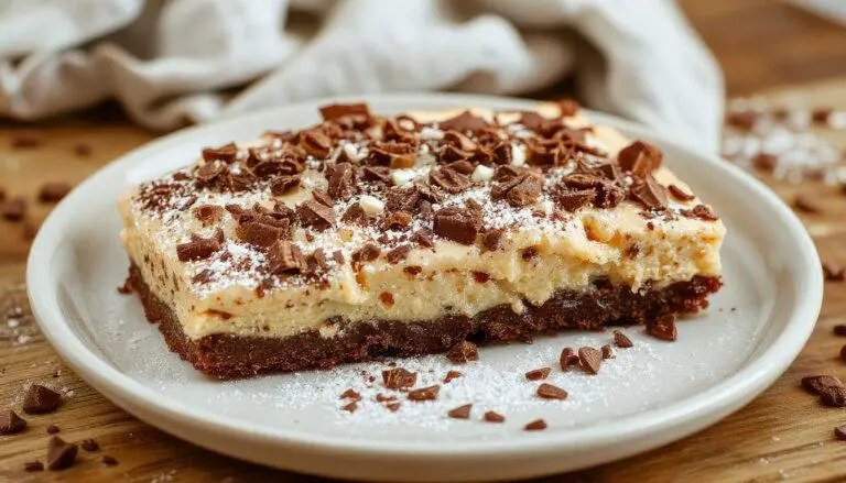 Imagem de um prato de brigadeiro gourmet de café servido em pequenas porções, com uma textura cremosa e brilhante, decorado com pó de café no topo, apresentado em um prato branco sobre uma mesa de madeira rústica, transmitindo elegância e apelo gourmet.