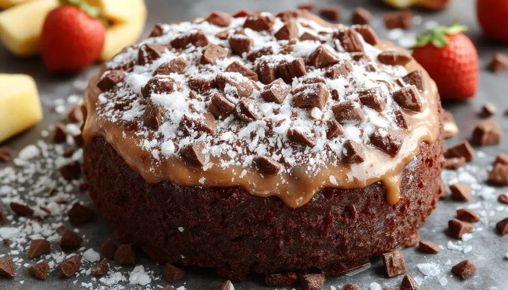 Foto de um prato de brigadeiro sem açúcar, com três unidades decoradas com um toque de granulado light e servidas em forminhas rosas, com fundo branco e luz suave que realça a textura cremosa e o brilho dos brigadeiros