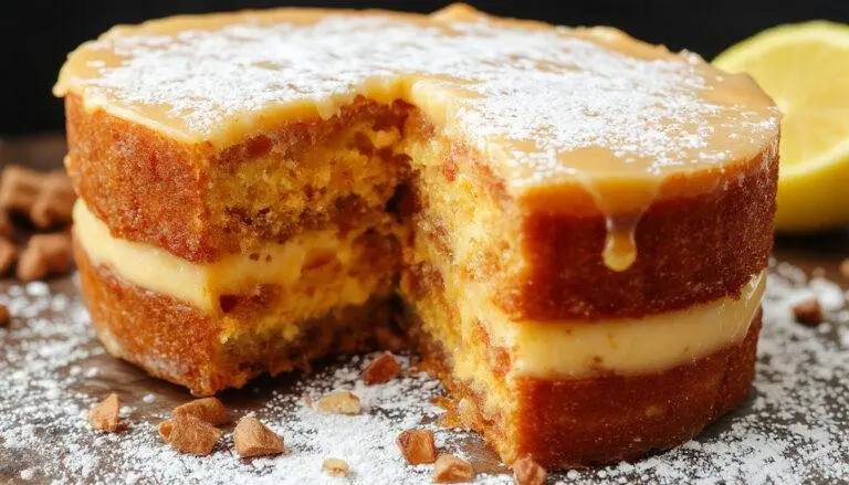 Uma tigela branca contendo creme de alho dourado e cremoso, decorada com um raminho de salsa verde, ao lado de dentes de alho inteiros e picados, tudo sobre uma toalha de mesa rústica de linho em tom natural. A imagem captura detalhes da textura suave do creme, com um acabamento acolhedor e apetitosa, ideal para uso em molhos ou pastas.