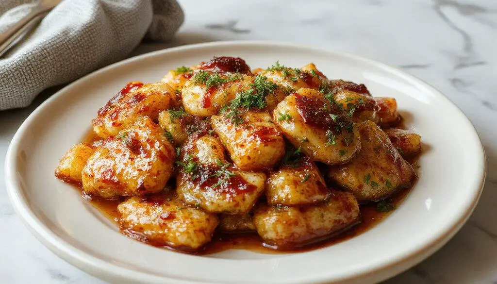 Fritada de espinafre dourada em um prato branco, com bordas levemente crocantes, pedaços de espinafre verde vibrante visíveis na superfície, decorada com um raminho de salsa e acompanhada de fatias de pão ao lado.