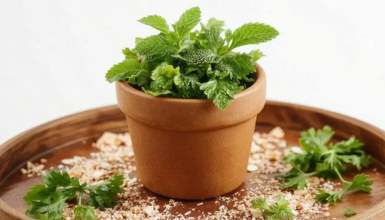 Prato de jardineira de pota servido em um prato raso, com pedaços de pota em molho vermelho, acompanhado de legumes coloridos e arroz branco ao lado, decorado com salsinha fresca, apresentado de forma apetitosa sobre uma mesa de madeira clara.
