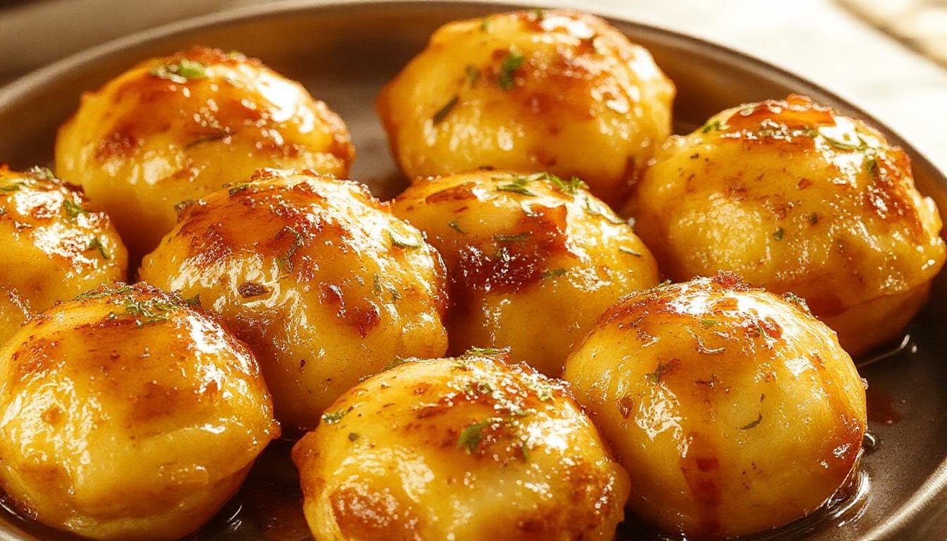 Prato de moelas estufadas à portuguesa servido em uma panela rústica, apresentando um molho vermelho vibrante, com pedaços de moela macios e carne caramelizada, decorado com salsa fresca, tudo em um fundo de mesa de madeira, com uma colher ao lado e pão ao redor.