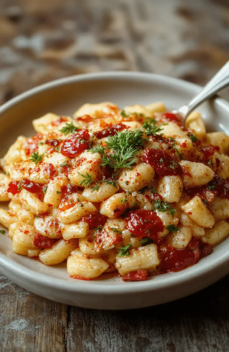 Colorful plate of cooked orzo pasta topped with fresh herbs and grated cheese, styled on a rustic wooden table with natural lighting highlighting the textures and vibrant colors
