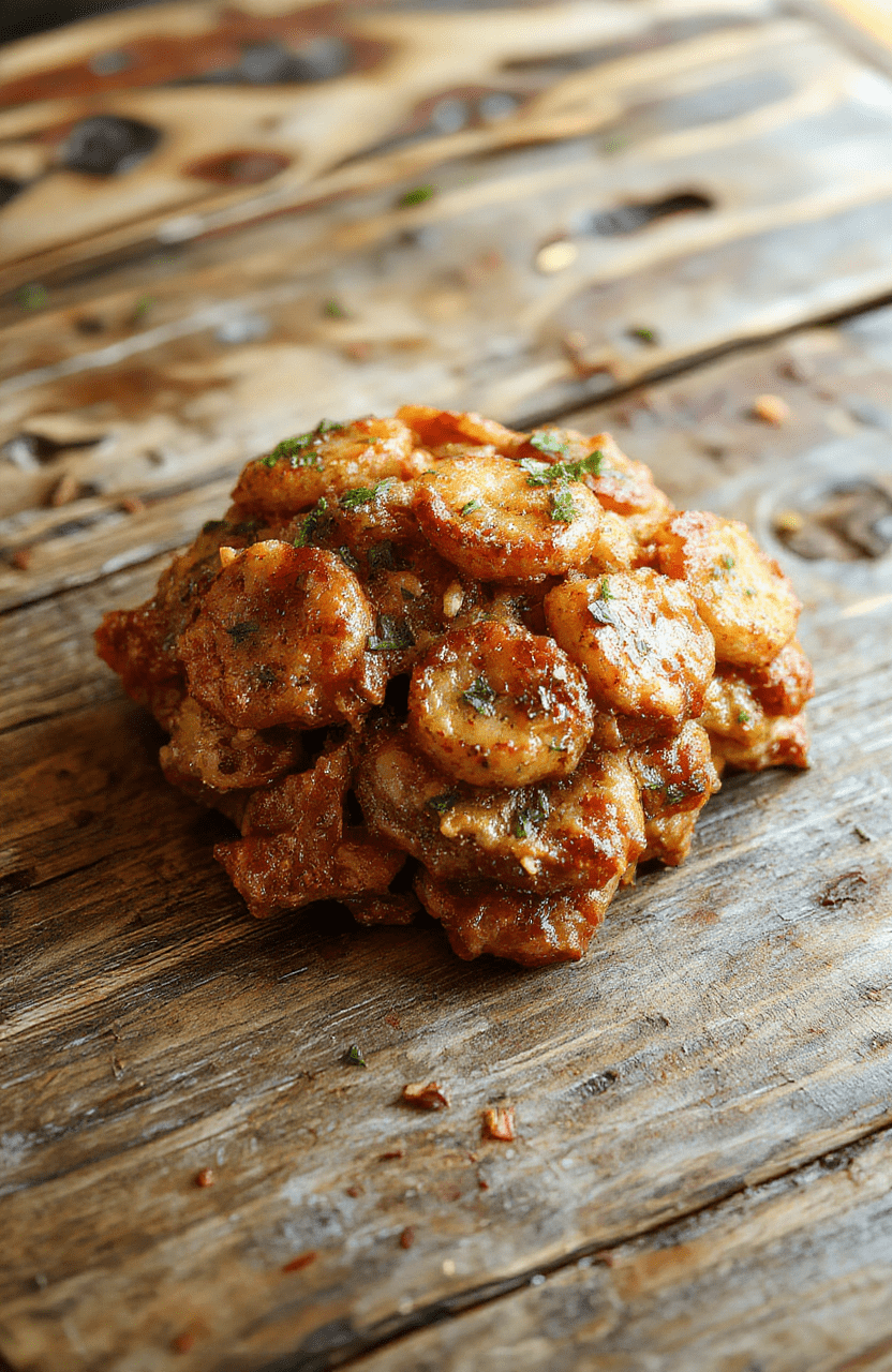 A steaming plate of hearty comfort food featuring golden-brown crispy edges, melted cheese, and colorful vegetables, artfully plated on a rustic wooden table with warm lighting and inviting ambiance.