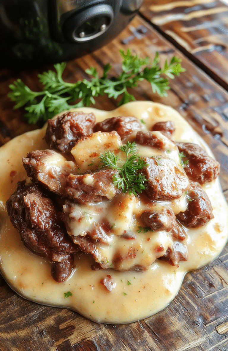 A hearty bowl of melting-in-your-mouth beef bourguignon with tender beef chunks, vibrant red wine sauce, roasted carrots, pearl onions, and fresh herbs, beautifully plated on a rustic wooden table with a cozy, inviting atmosphere.