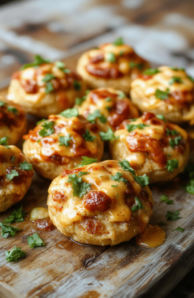 Colorful taco ranch bites arranged on a white platter, featuring crispy golden shells filled with seasoned meat, fresh lettuce, shredded cheese, and drizzled with ranch sauce, garnished with chopped herbs, styled with vibrant condiments and fresh ingredients, inviting and appetizing.