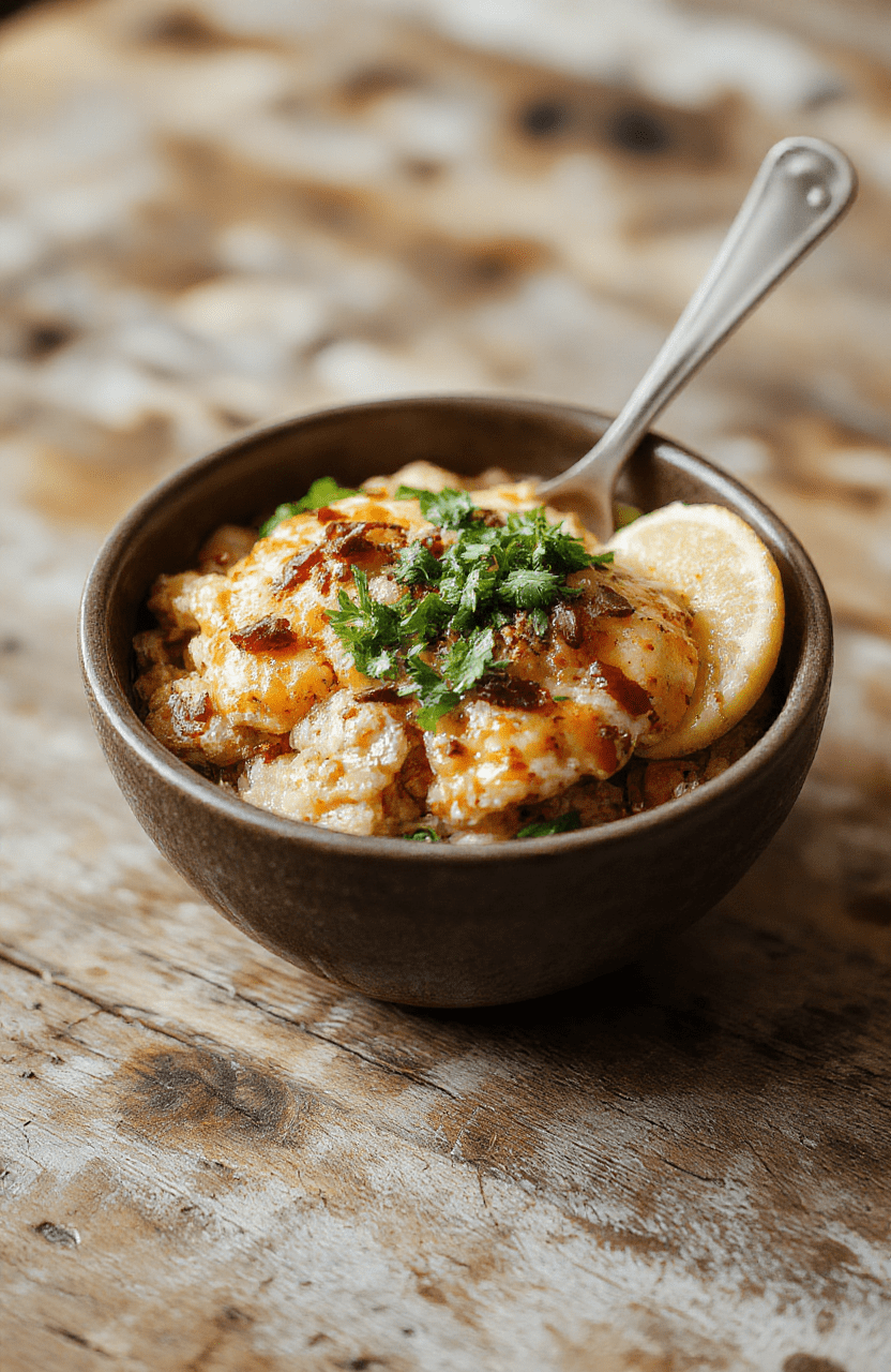 A vibrant taco rice bowl featuring seasoned ground beef atop fluffy white rice, garnished with fresh lettuce, diced tomatoes, shredded cheese, and a drizzle of sour cream. The bowl is styled on a rustic wooden table with colorful ingredients surrounding it, emphasizing textures and freshness.