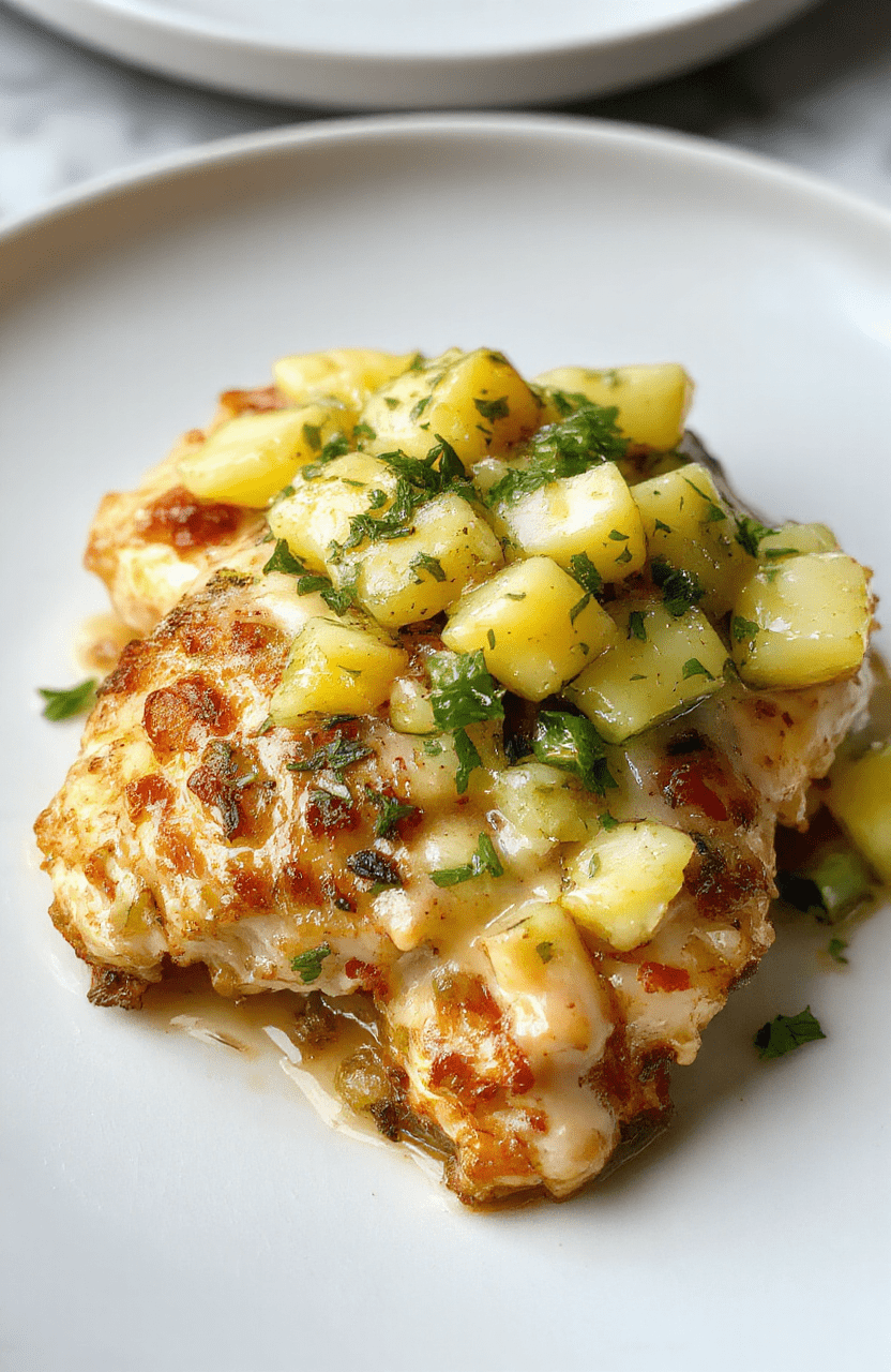 Golden-brown chicken breasts cooked in a rich, creamy garlic parmesan sauce, garnished with fresh parsley and grated parmesan, served with roasted broccoli on the side, on a rustic white ceramic plate with soft natural lighting and shallow depth of field.