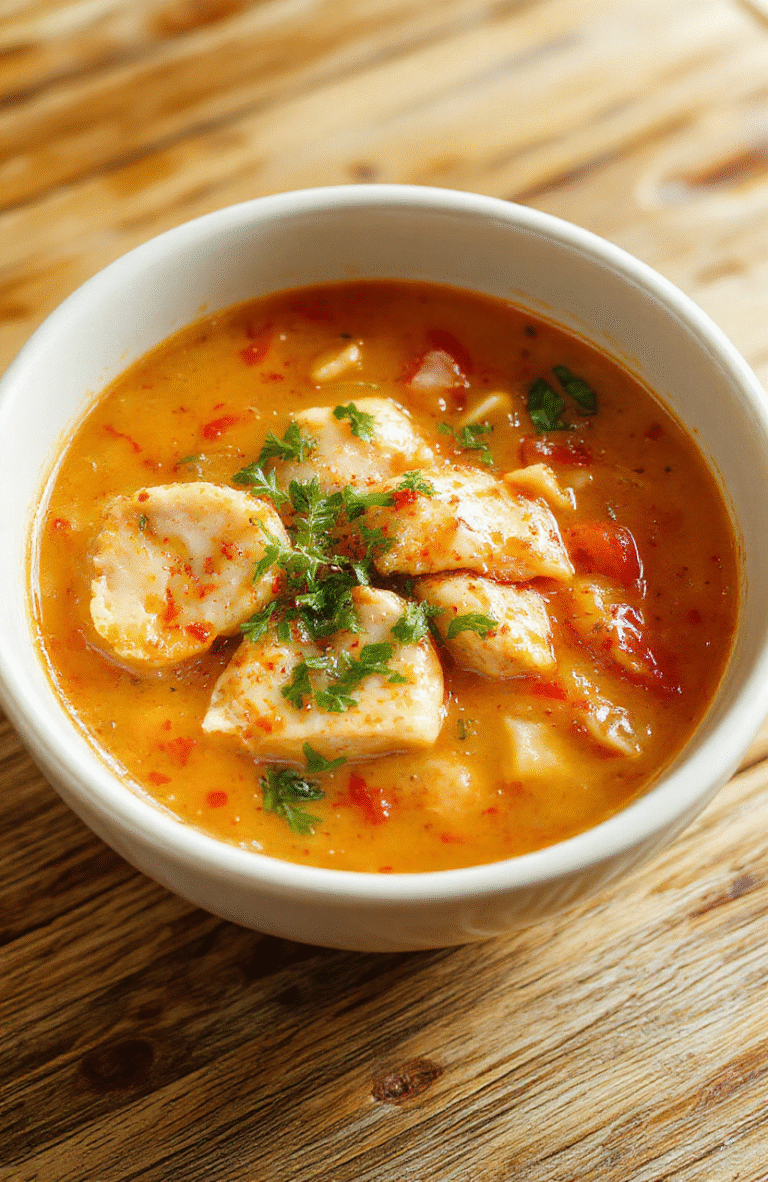 Bowl of creamy spicy chicken ramen with tender sliced chicken breast, wilted bok choy, soft-boiled egg halved, sliced jalapeños, and a drizzle of chili oil on a matte ceramic bowl, steam rising, garnished with sesame seeds and green onions, on a light oak wood table with soft natural light.